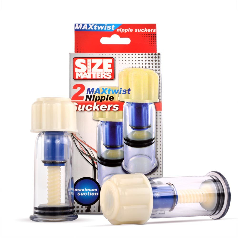 Size Matters MaxTwist Nipple Suckers | UberKinky