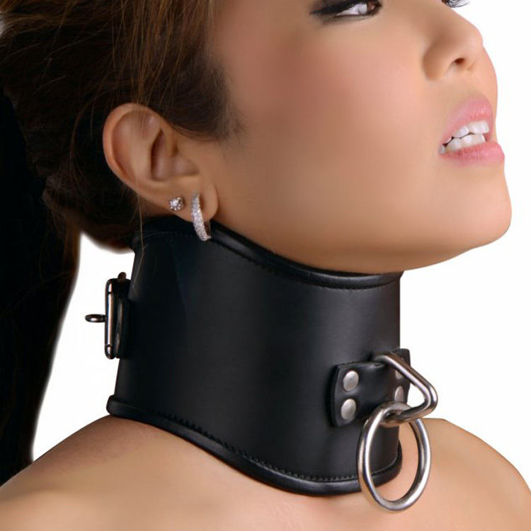 Strict Leather Locking Posture Collar | UberKinky