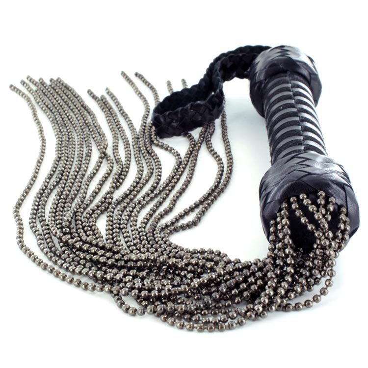 UberKinky Metal Ball Chain Flogger | UberKinky