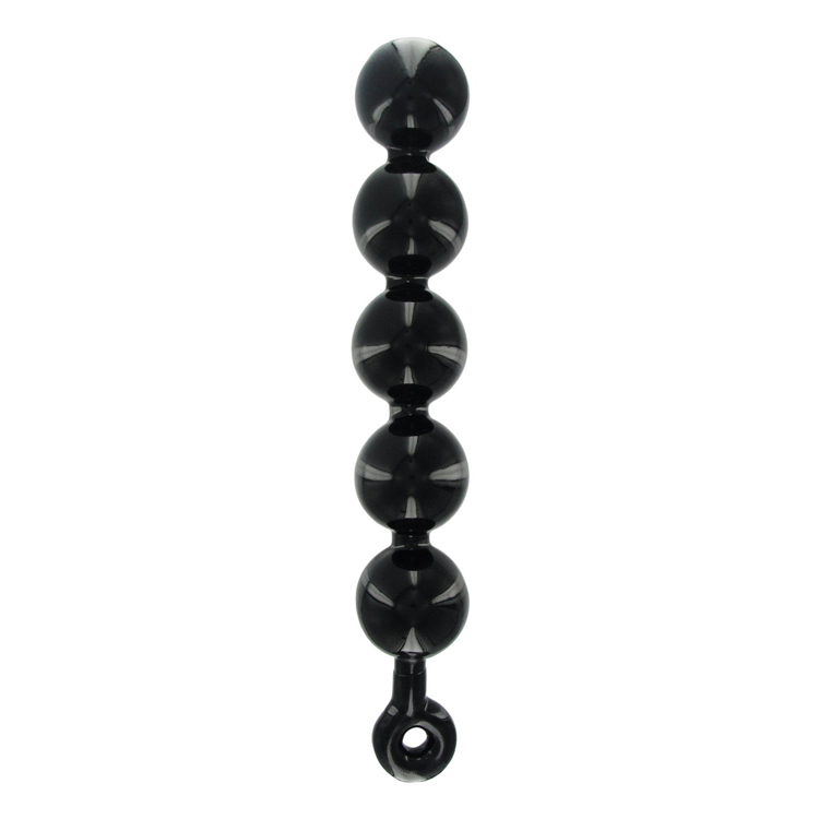 Master Series Black Baller Anal Beads 15 Inches | UberKinky