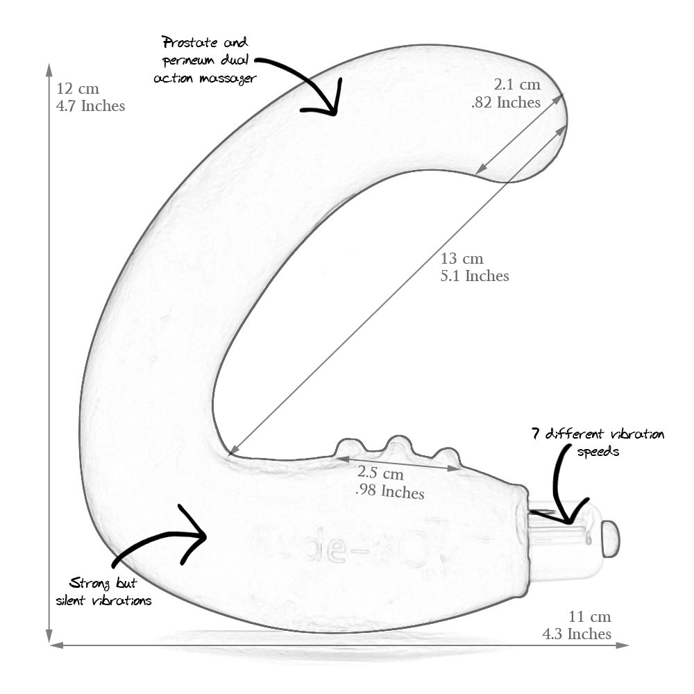 Rocks-Off Rude Boy Silicone Prostate Massager | UberKinky