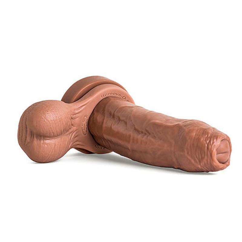 Mr Hankey's REMOVE-O-BALLS Nut Sack Dildo Attachment | TAN