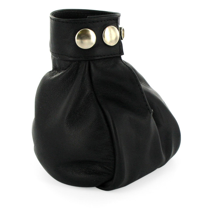 Uberkinky The Weighted Leather Ball Bag 2kg | UberKinky