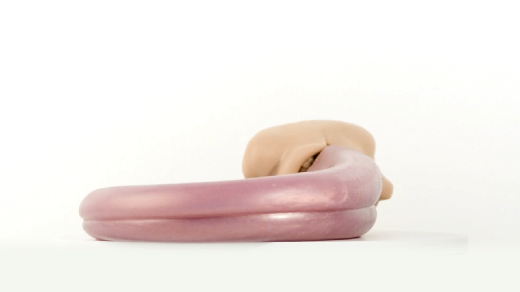 Sinnovator Licker Platinum Silicone Depth Training Dildo 30.7 Inches