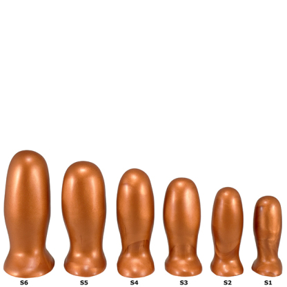 SquarePegToys® Blunt ™ Plug - SuperSoft Bronze - Medium