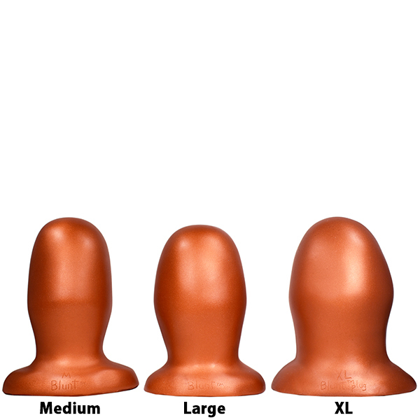 SquarePegToys® Blunt ™ Plug - SuperSoft Bronze - Medium
