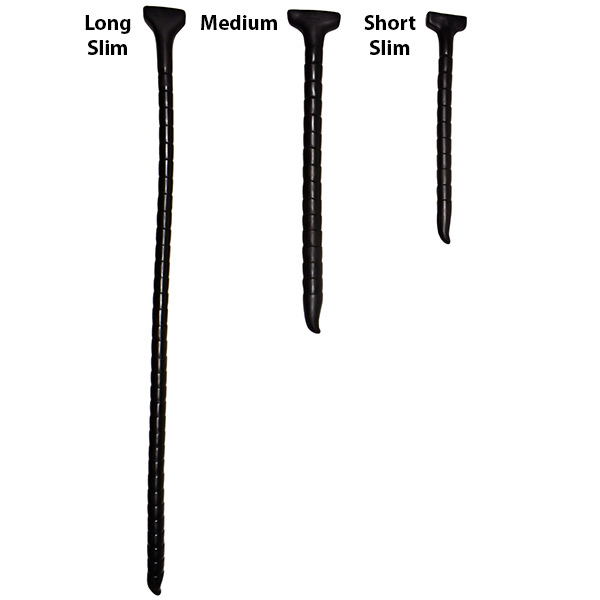 SquarePegToys® Depth Probe - Black Firm - Slim Short