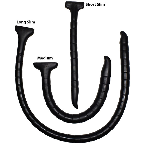 SquarePegToys® Depth Probe - Black Firm - Slim Short