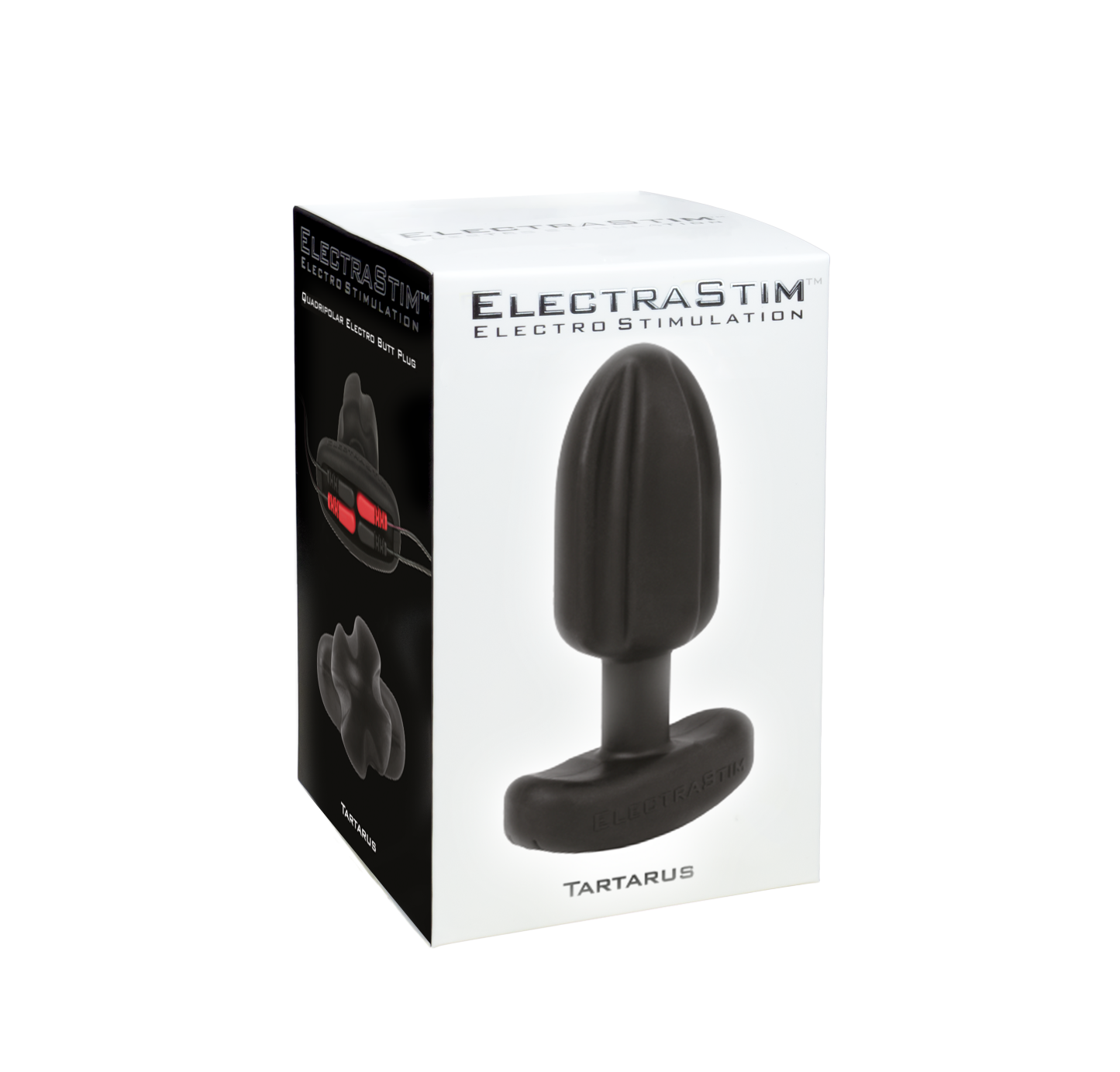 ElectraStim Silicone Noir Tartarus Quadripolar Butt Plug | UberKinky