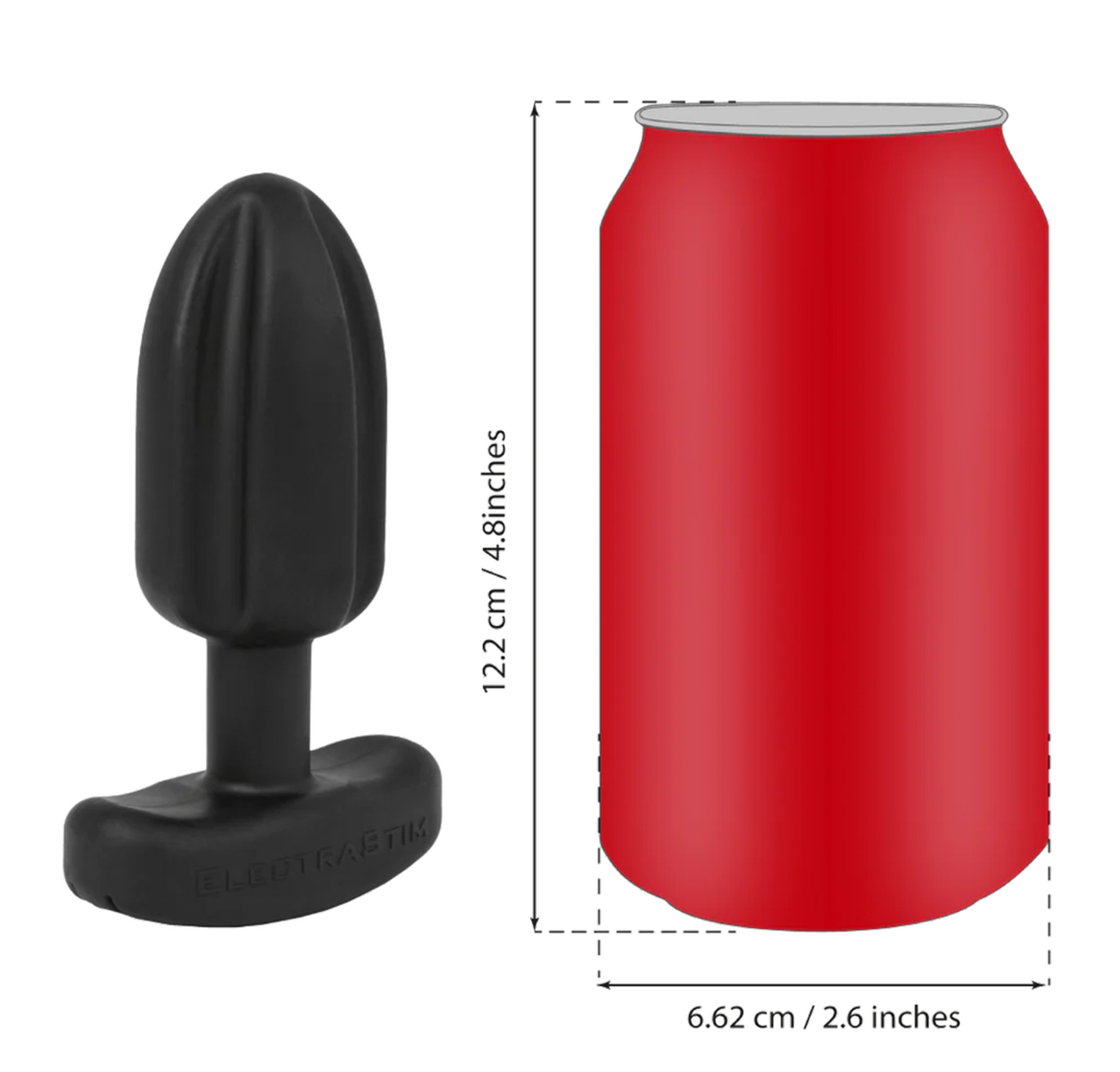 ElectraStim Silicone Noir Tartarus Quadripolar Butt Plug | UberKinky