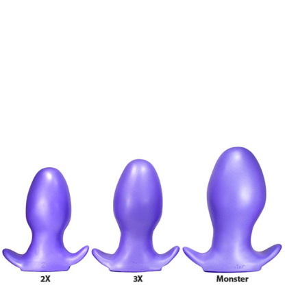 SquarePegToys® Egg Plug - SuperSoft Ultra Violet - XS