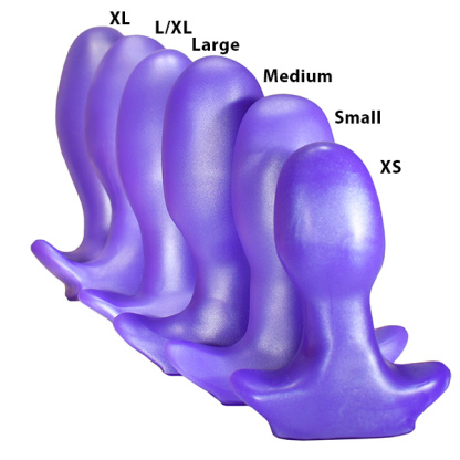 SquarePegToys® Egg Plug - SuperSoft Ultra Violet - XS