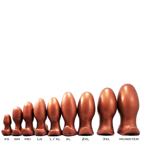 SquarePegToys® Egg Plug - SuperSoft Bronze - XS