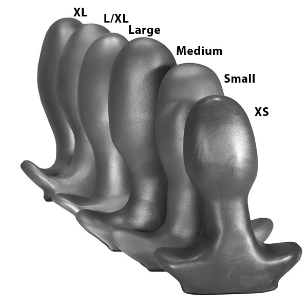 SquarePegToys® Egg Plug - SuperSoft Graphite - XS