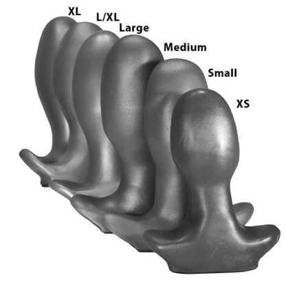 SquarePegToys® Egg Plug - SuperSoft Graphite - XS