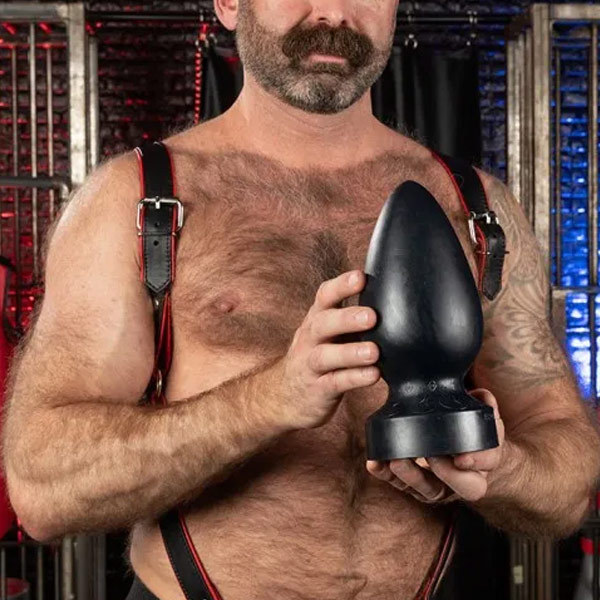 Erotixxx Toys Butt Plug - Medium Firm - Black - M