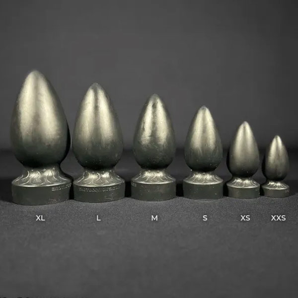 Erotixxx Toys Butt Plug - Medium Firm - Black - M
