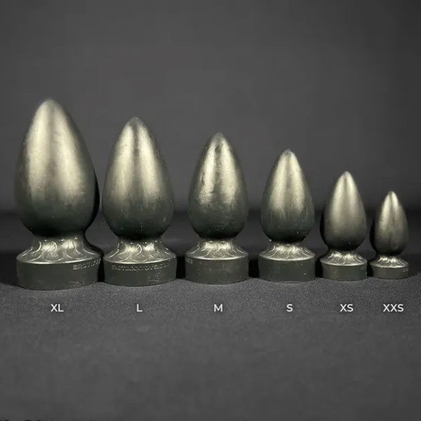 Erotixxx Toys Butt Plug - Medium Firm - Black - M