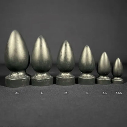 Erotixxx Toys Butt Plug - Medium Firm - Black - M