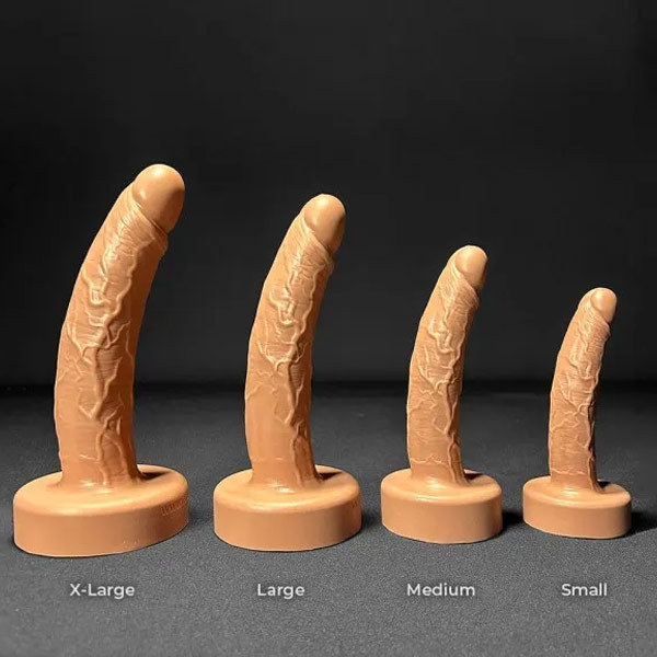 Erotixxx Toys Glizzy - Medium Firm - Warm Flesh - M