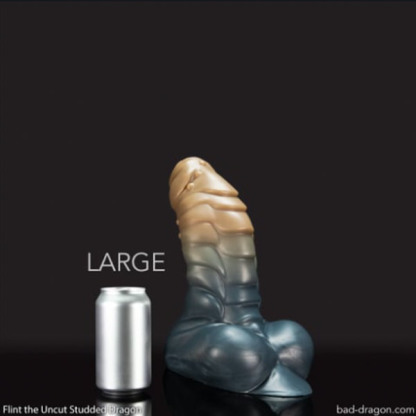 Bad Dragon® Flint® the Uncut Studded Dragon | Natural
