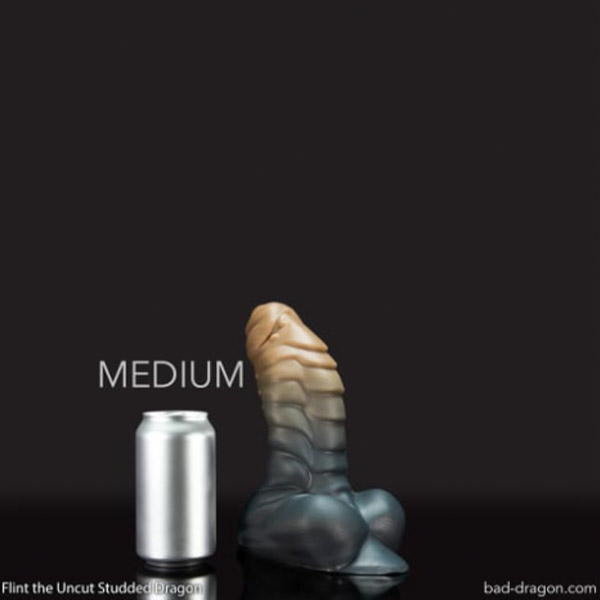 Bad Dragon® Flint® the Uncut Studded Dragon | Natural