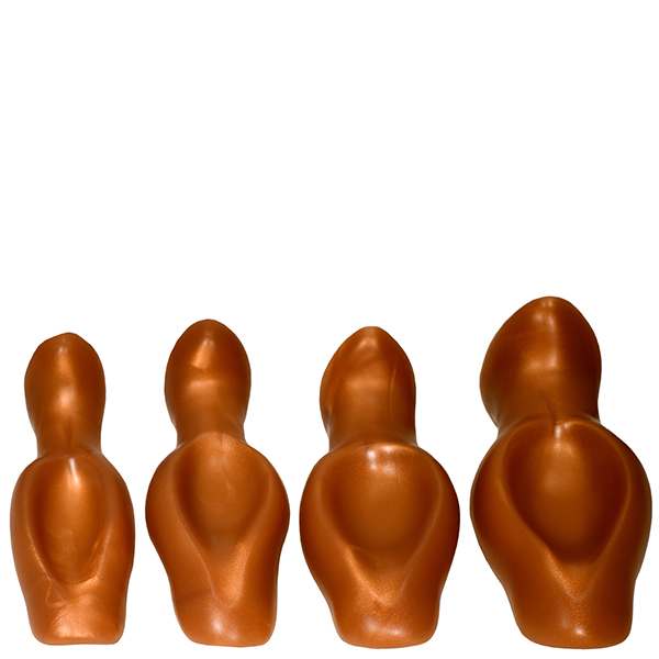 SquarePegToys® G squeeze™ Vaginal Plug - SuperSoft Bronze