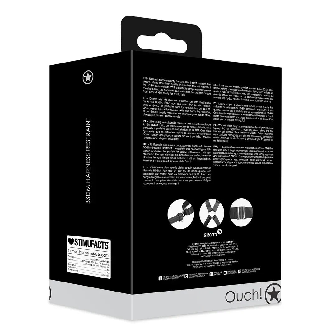 BSDM Harness Restraint - Black