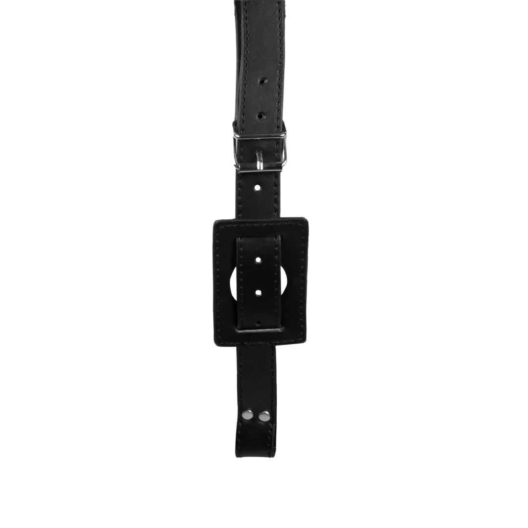 Belt with Vibrator Holder - Black
