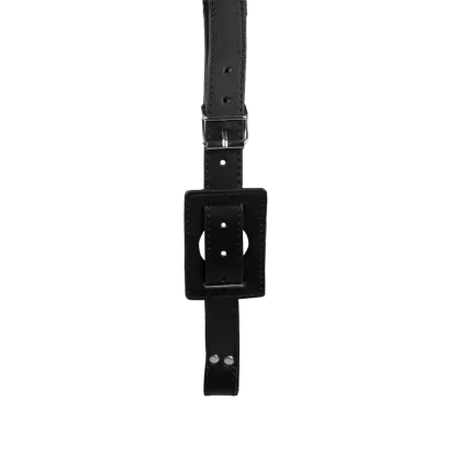 Belt with Vibrator Holder - Black