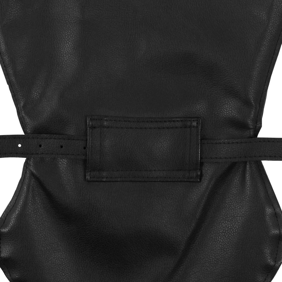 Zip-up Full Sleeve Arm Restraint - Black