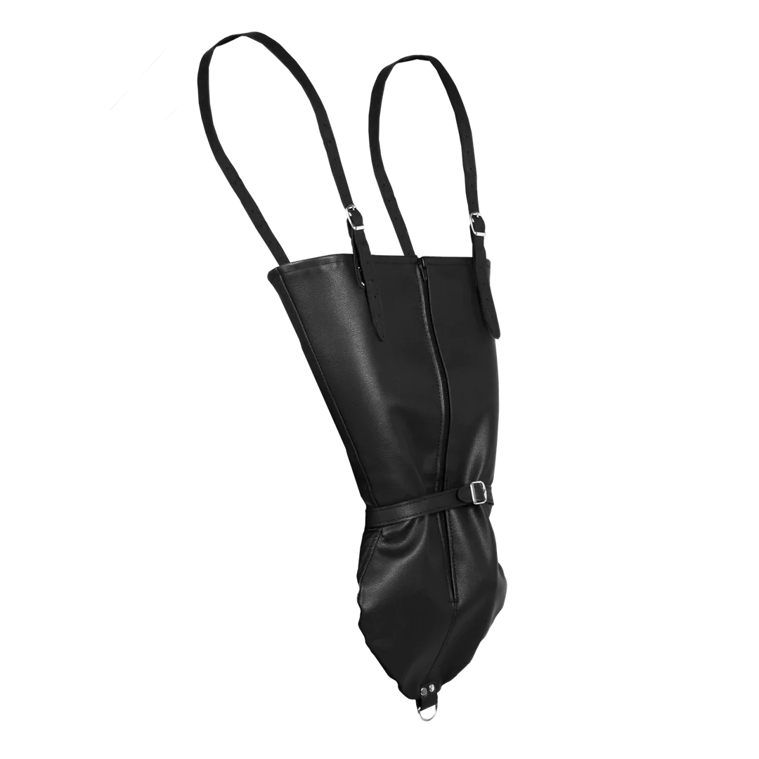 Zip-up Full Sleeve Arm Restraint - Black