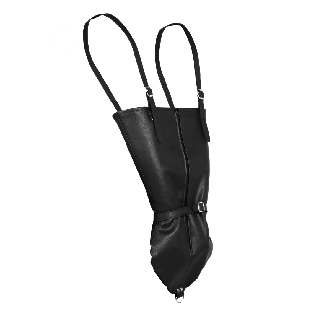 Zip-up Full Sleeve Arm Restraint - Black