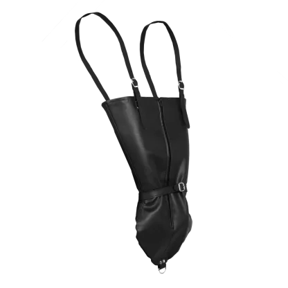 Zip-up Full Sleeve Arm Restraint - Black