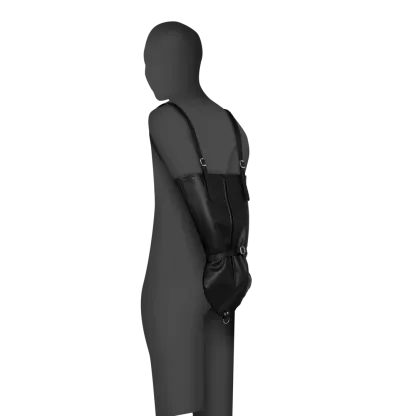 Zip-up Full Sleeve Arm Restraint - Black