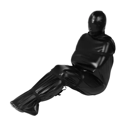 Body Bag with Nylon Straps - Black