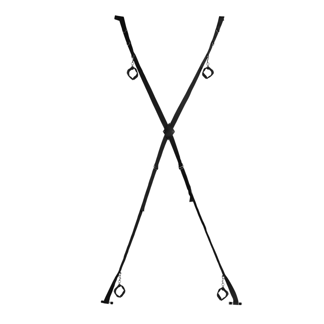 Over the Door Bondage Cross - Black