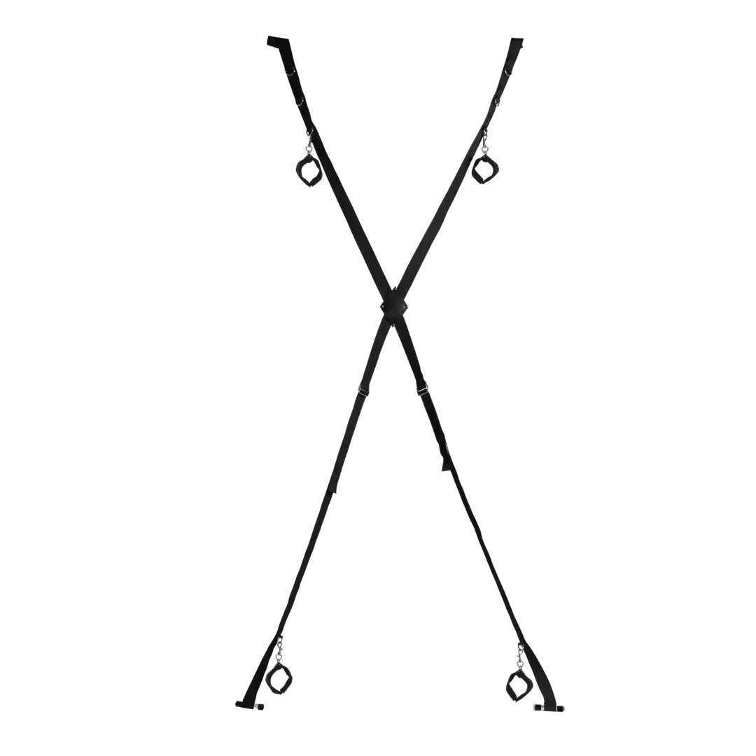 Over the Door Bondage Cross - Black