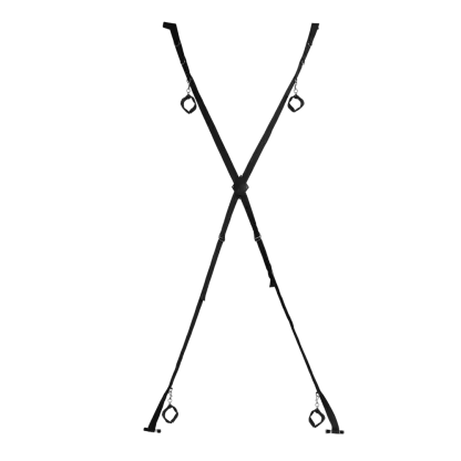 Over the Door Bondage Cross - Black