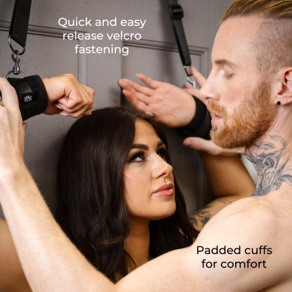 SEI MIO - Doorway Control Play - Adjustable Over-Door Cuff Restraints
