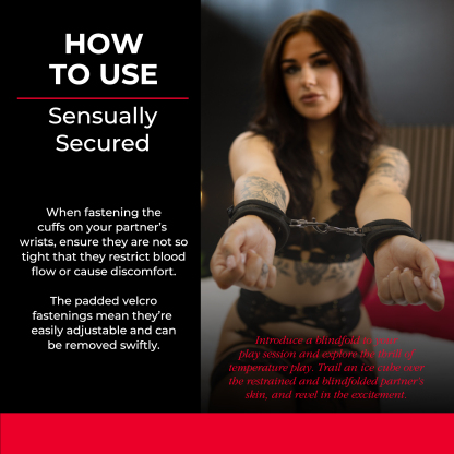 SEI MIO - Sensually Secured - Velvet Handcuffs