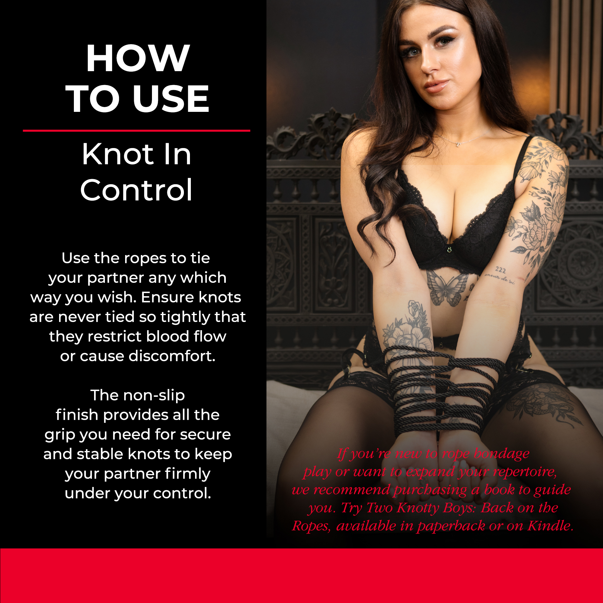 SEI MIO - Knot in Control - 10m Silky Bondage Rope