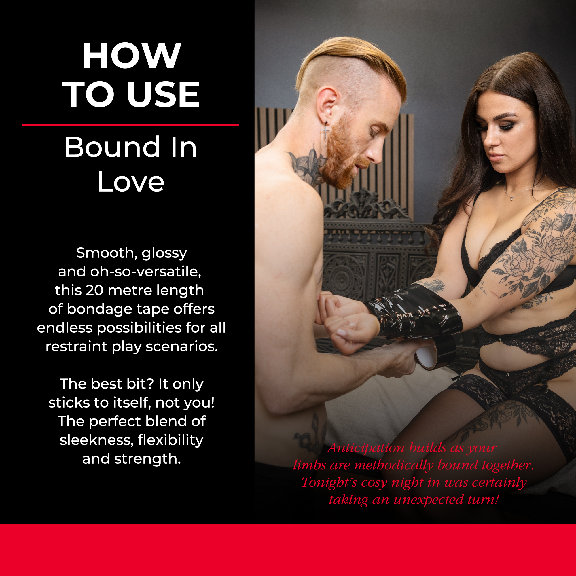 SEI MIO - Bound In Love - 20m Bondage Tape