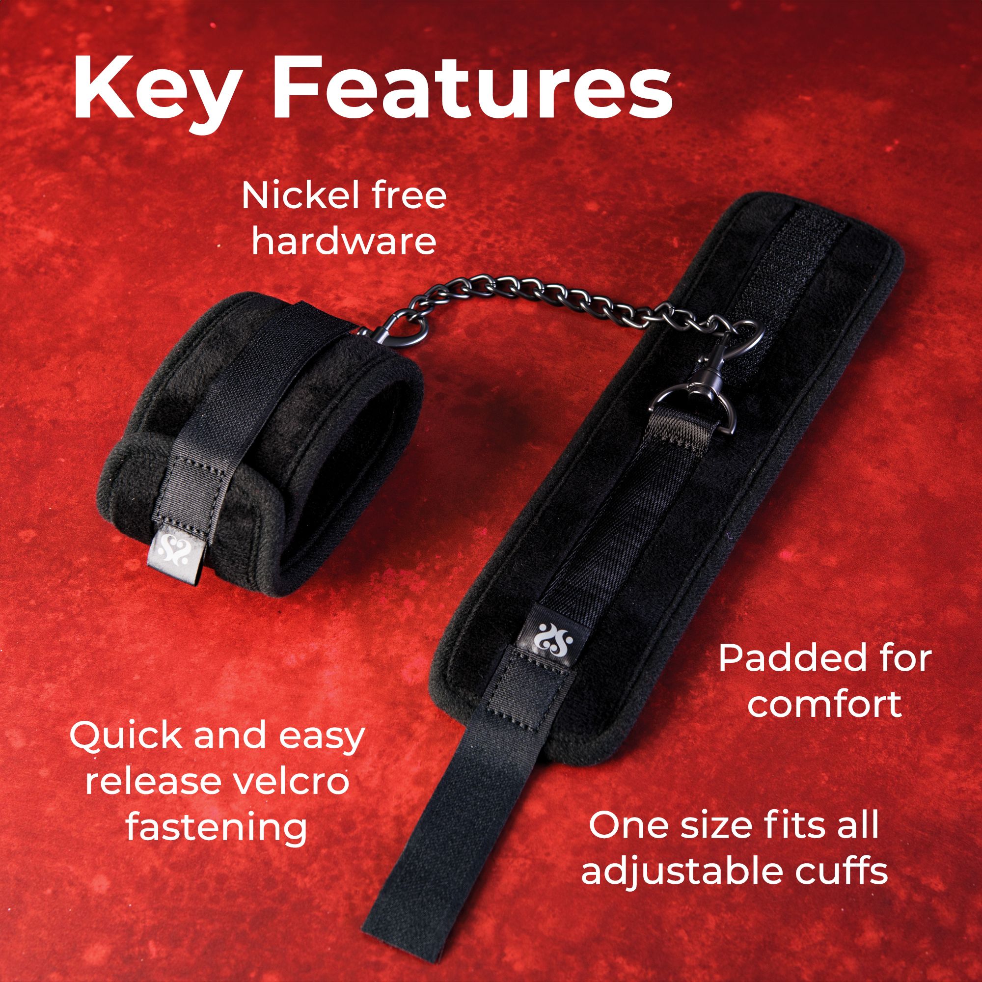 SEI MIO - Legs Locked - Padded Ankle Restraints