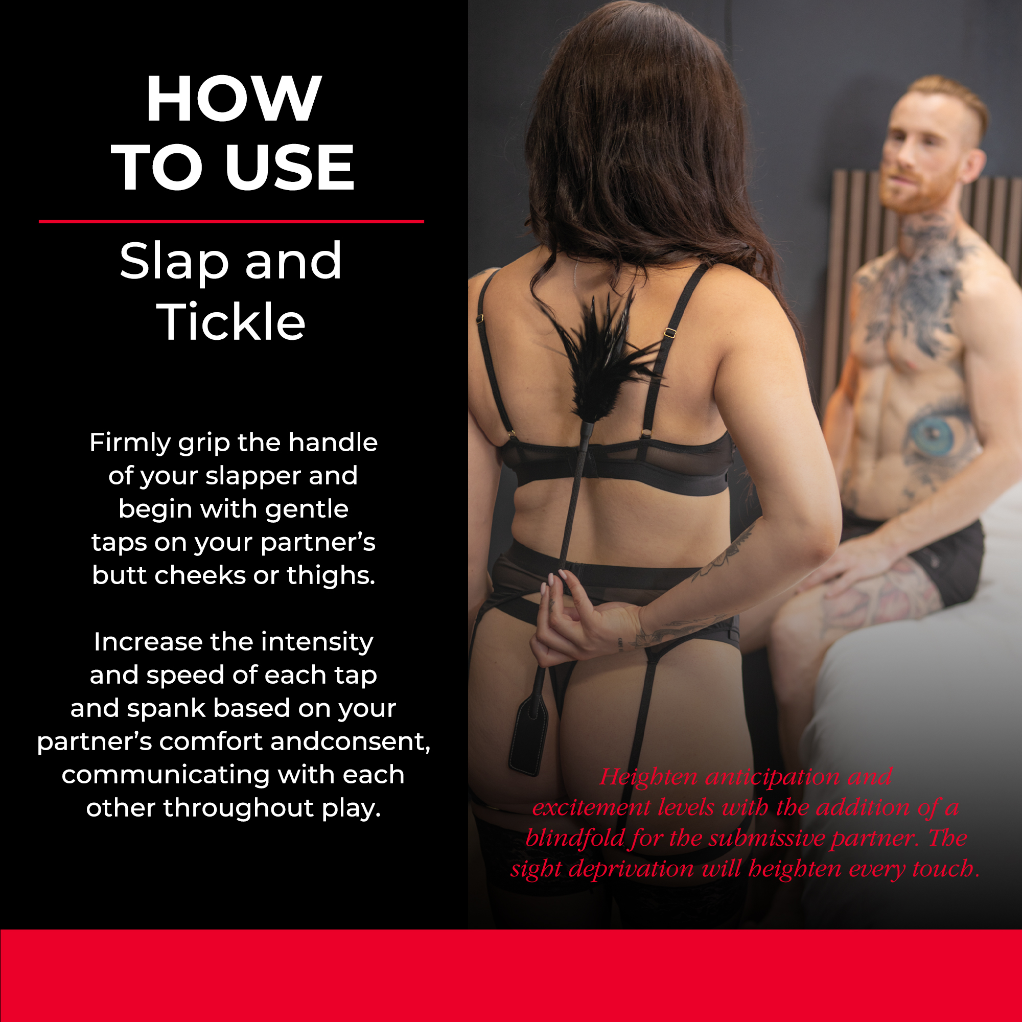 SEI MIO - Slap and Tickle - Dual Ended Crop and Tickler