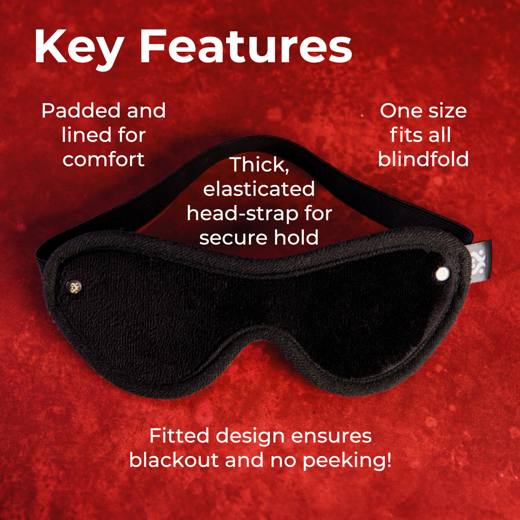 SEI MIO - Eyes Wide Shut - Soft Velvet Blindfold