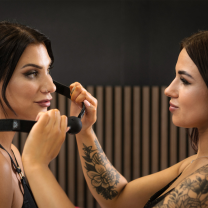 SEI MIO - Strictly Come Quietly - Soft Strap Silicone Ball Gag