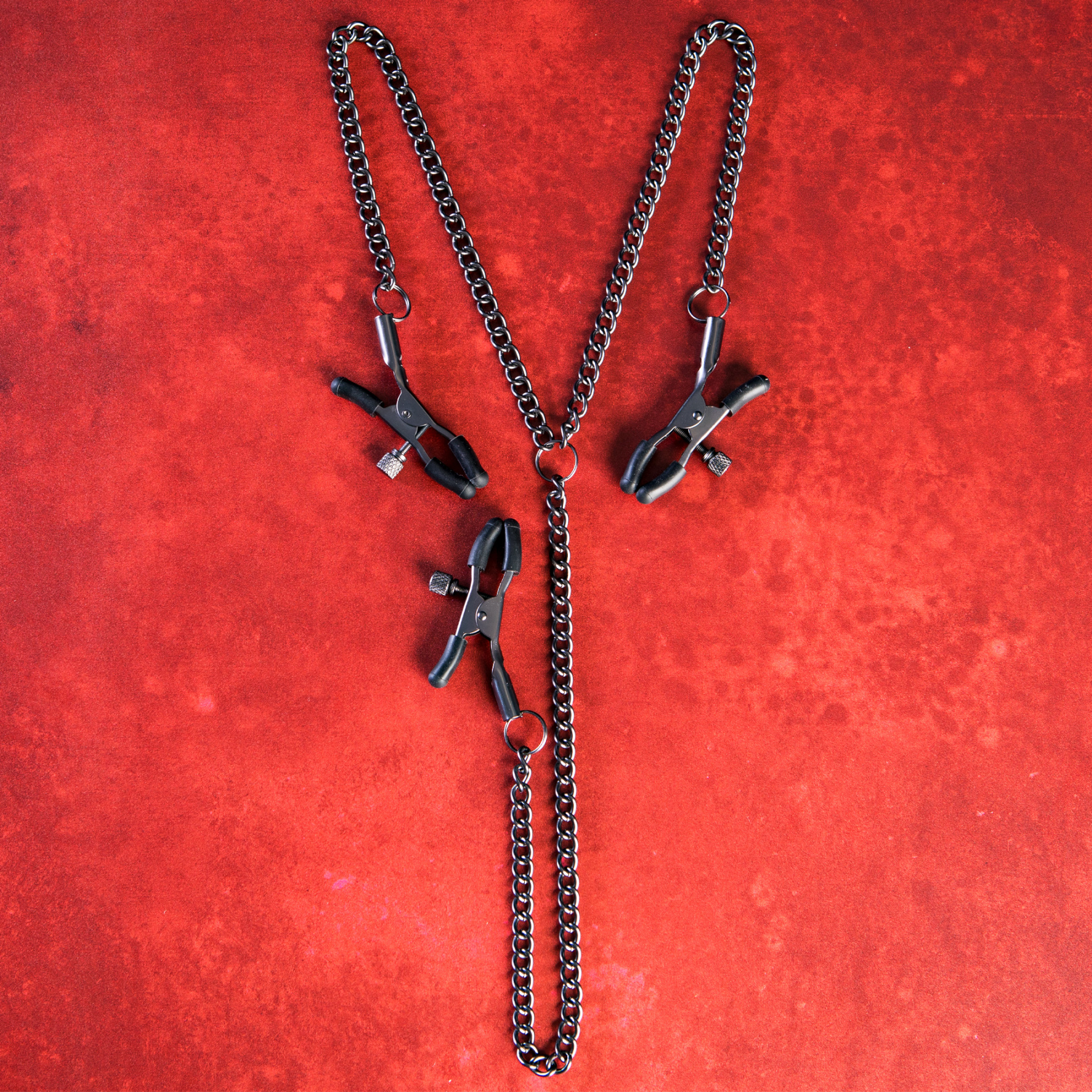SEI MIO - Triple Tease - Adjustable Nipple and Clit Clamp Set