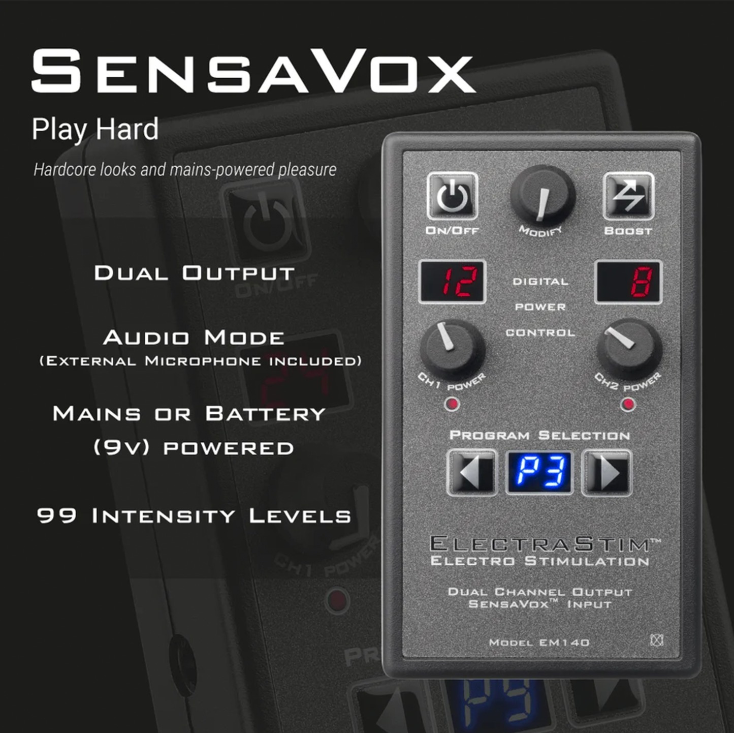 ElectraStim SensaVox Electro Sex Stimulator | UberKinky