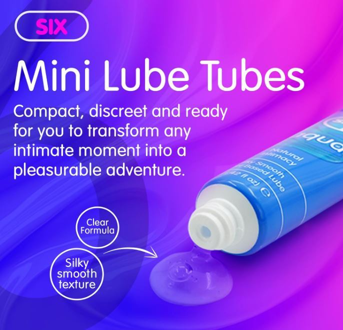 Skins Vital Lubes and Fruity Tubes 6 Pack 12ml | UberKinky
